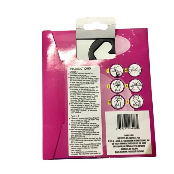 Glamourlines Strap Concealer Clip, 3 pack - Picture 3 of 4